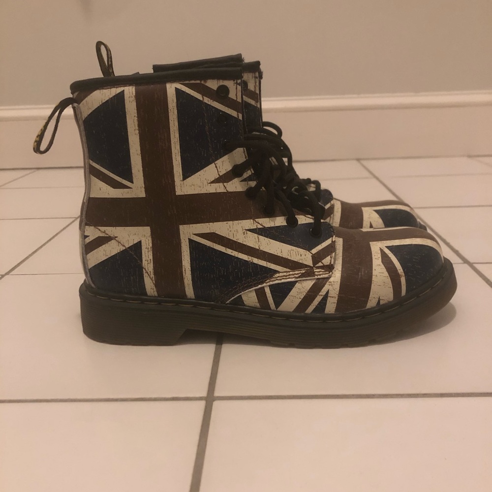 doc martens: british flags boots